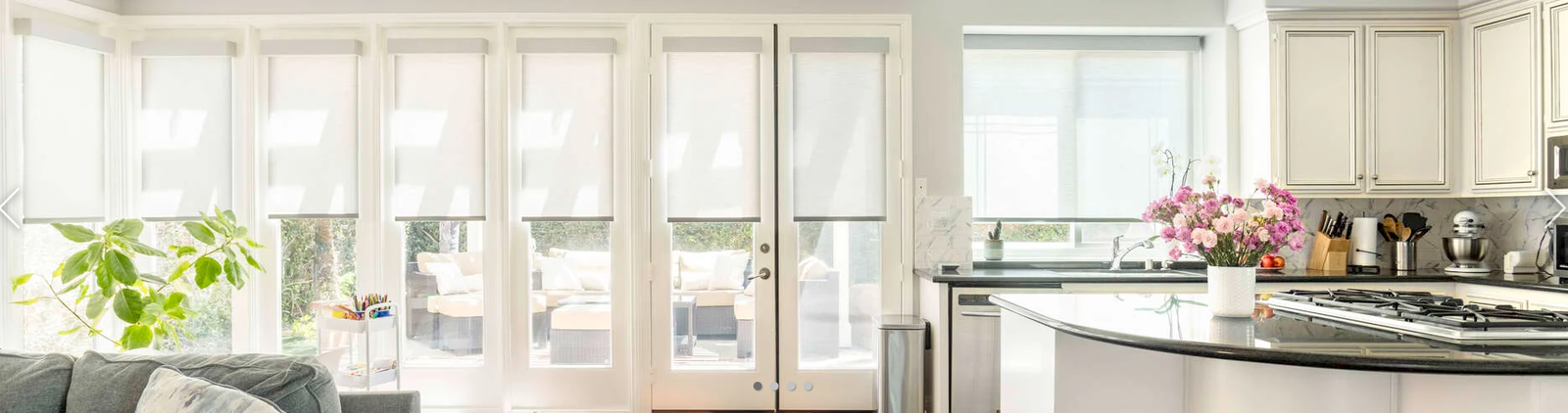 52. Roller shades Kitchen