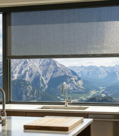 Solar Shade kitchen